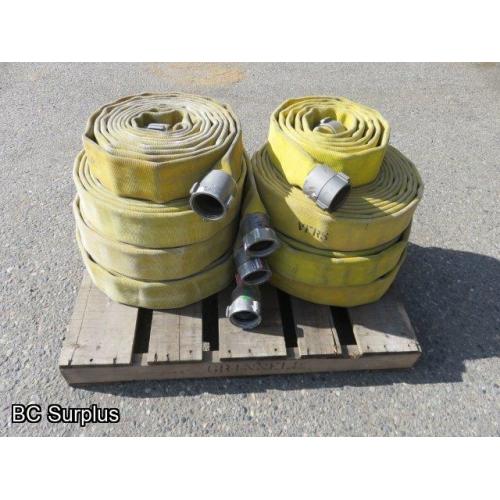 T-189: Yellow Fire Hose – 2.5 Inch – 1 Pallet