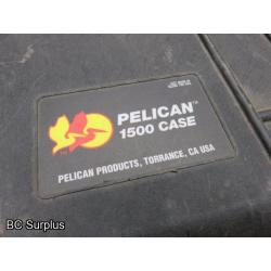 T-216: Pelican 1500 Padded Travel Case