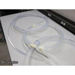T-254: Plastic 1/2 inch Fibre Optic Style Tubing – 65 feet? – Unused