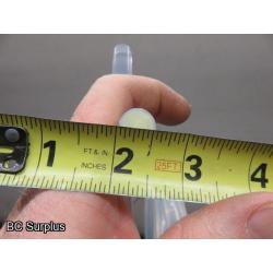 T-254: Plastic 1/2 inch Fibre Optic Style Tubing – 65 feet? – Unused