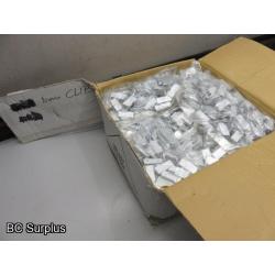 T-255: Aluminum Mounting Clips – 1 Case of 1000 pieces