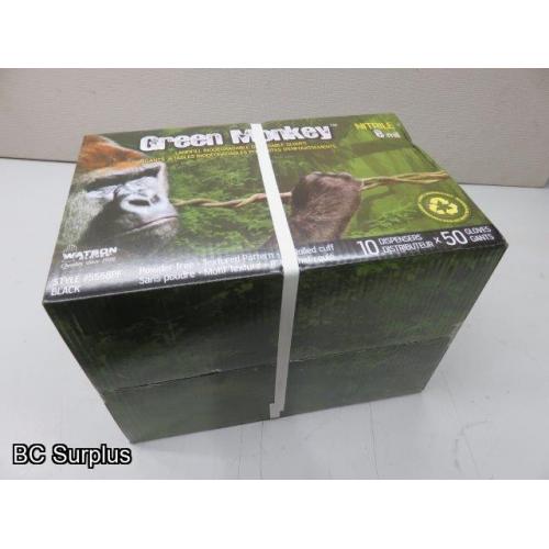 T-272: Watson Green Monkey 8 mil Disposable Nitrile Gloves – XL