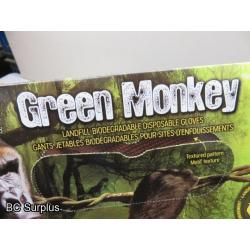 T-41: Watson Green Monkey 8 mil Disposable Nitrile Gloves – XL