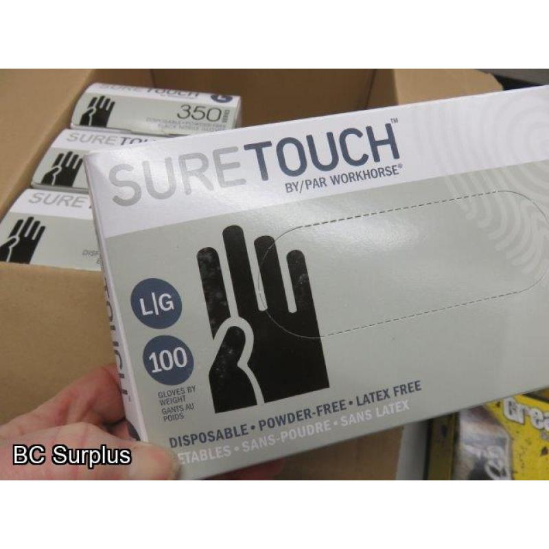 T-369: Sure Touch & Grease Monkey Gloves – 10 Boxes