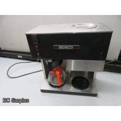 T-354: Newco 2-Burner Commercial Coffee Maker