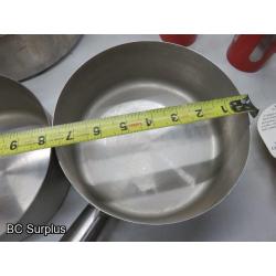 T-356: Stainless Steel Cookware & Kitchen Items – 1 Lot