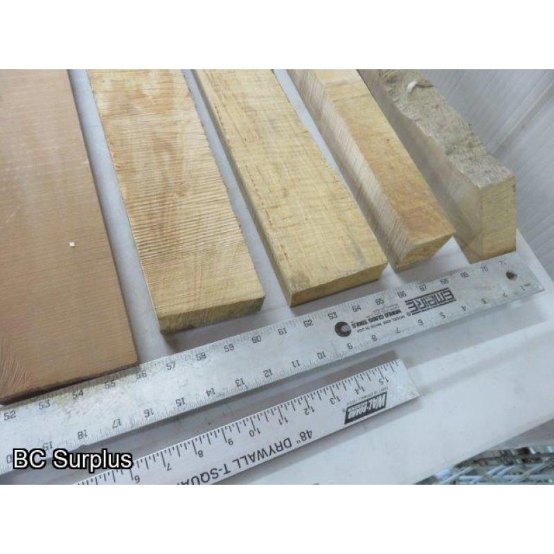 T-423: Carving & Crafting Wood Blocks – Various – 8 Items