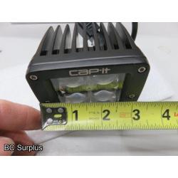 T-404: Cap-It Cube LED Spot Light Kit – Unused