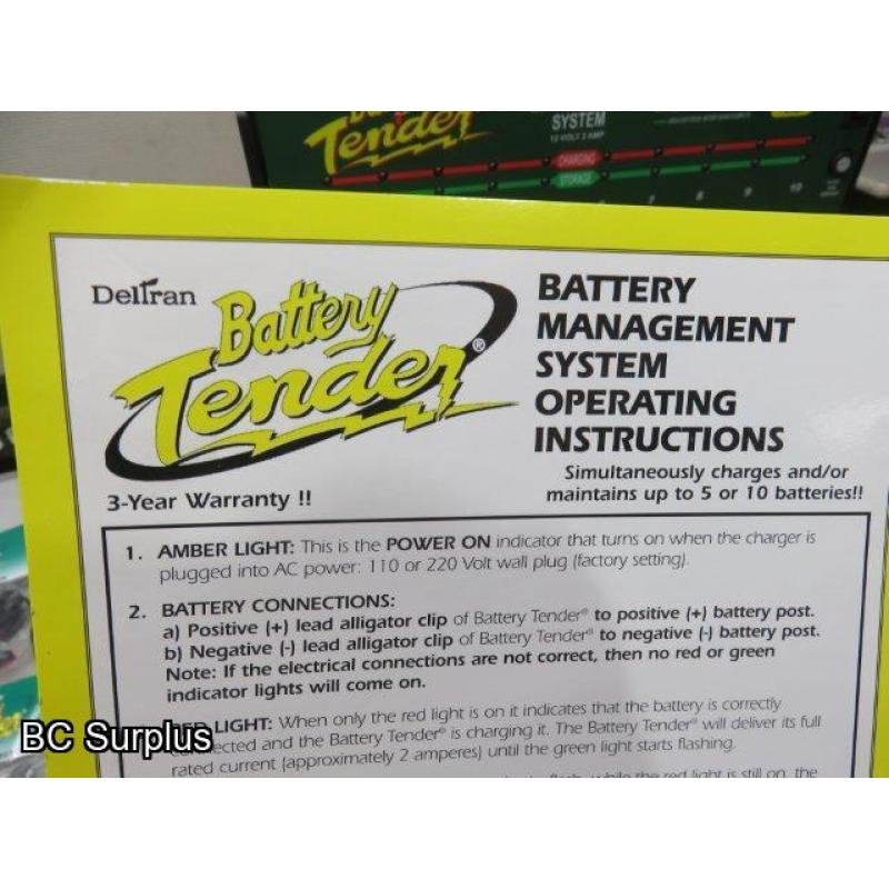 T-438: Battery Tender Battery Management System – 1 Lot