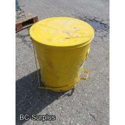 T-452: Justrite Oily Waste Can