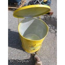 T-449: Justrite Oily Waste Can
