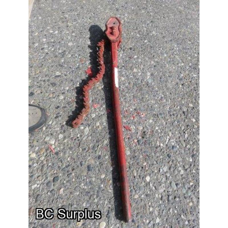 T-454: Chain Pipe Tong Wrench – Armstrong No. 33