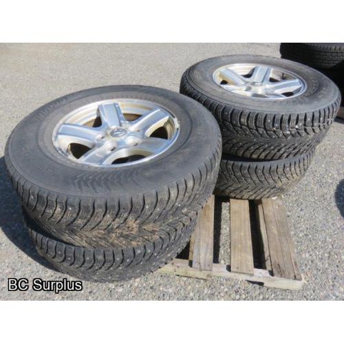 T-463: Nokian 265/70R17 Tires on Dodge Wheels – Set of 4