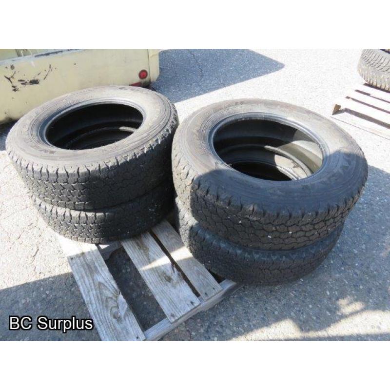 T-465: Goodyear Wrangler LT245/70R17 M+S Tires – Set of 4