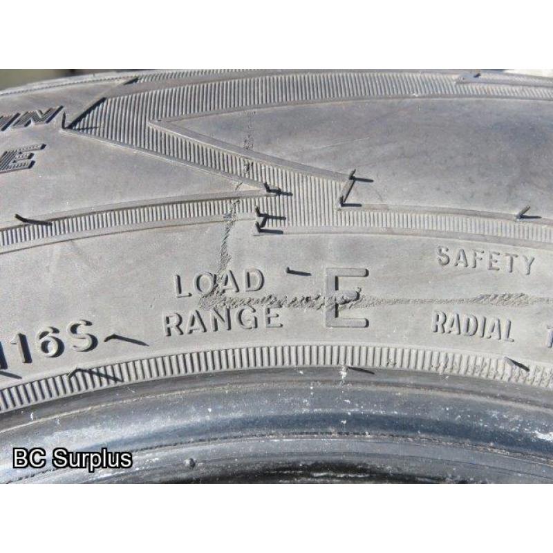 T-465: Goodyear Wrangler LT245/70R17 M+S Tires – Set of 4