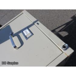T-469: Steel Welding Cart & 4-Drawer Filing Cabinet – 2 Items