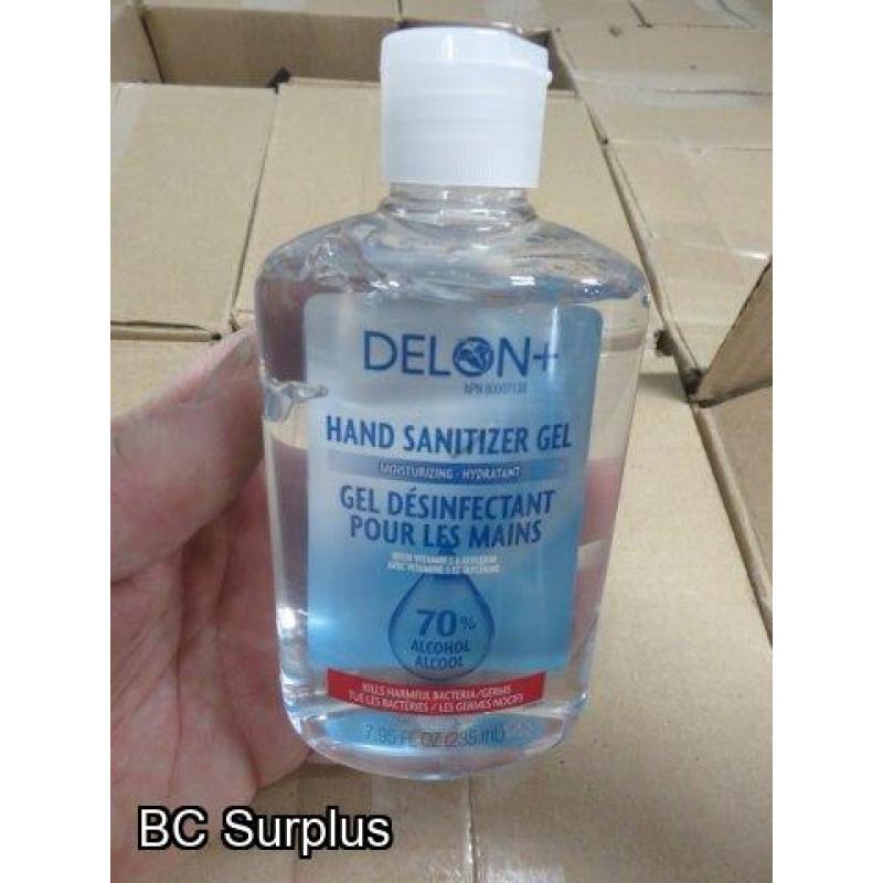 T-434: Delon Hand Sanitizer Gel – 27 Cases