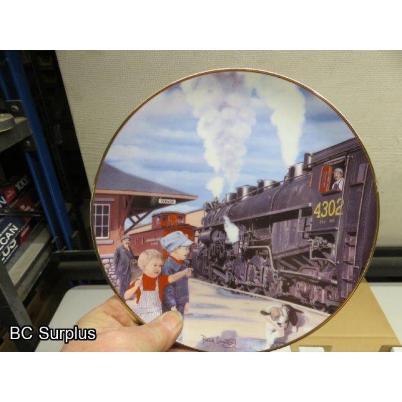 T-515: British Columbia Train Collector Plates – 2 Items