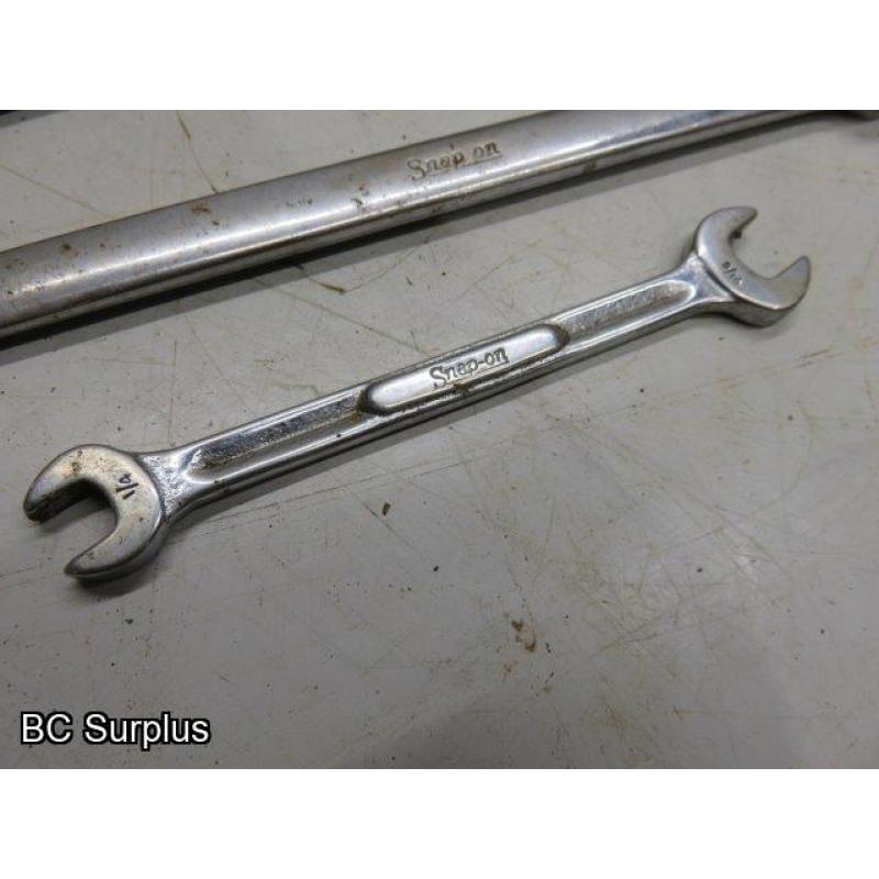 T-608: Snap-On Wrenches – SAE – 12 Items