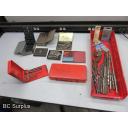 T-637: Drill Bit Sets; Reamers; Tooling – 1 Lot