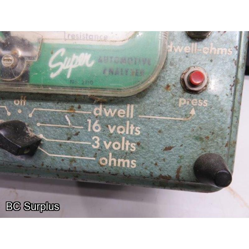T-675: Vintage Testers; Gas Sniffer – 3 Items