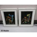 T-708: Vintage Style Mexican Velvet Paintings – 2 Items