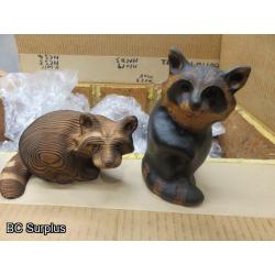 T-722: Box of Raccoons – Solid Wood