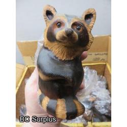 T-722: Box of Raccoons – Solid Wood